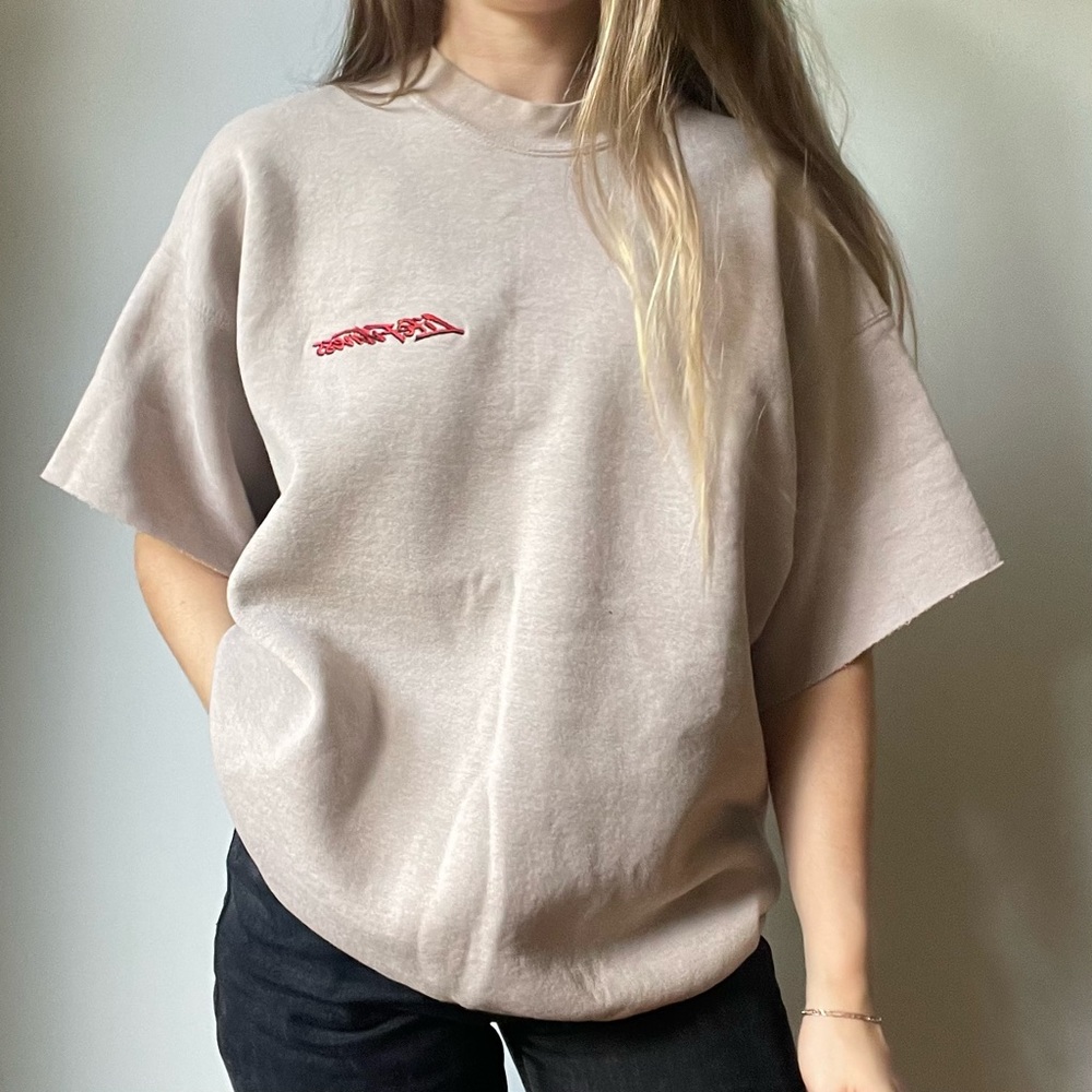Vintage Life Fitness 80s Era Short Sleeved Crewneck Sweater